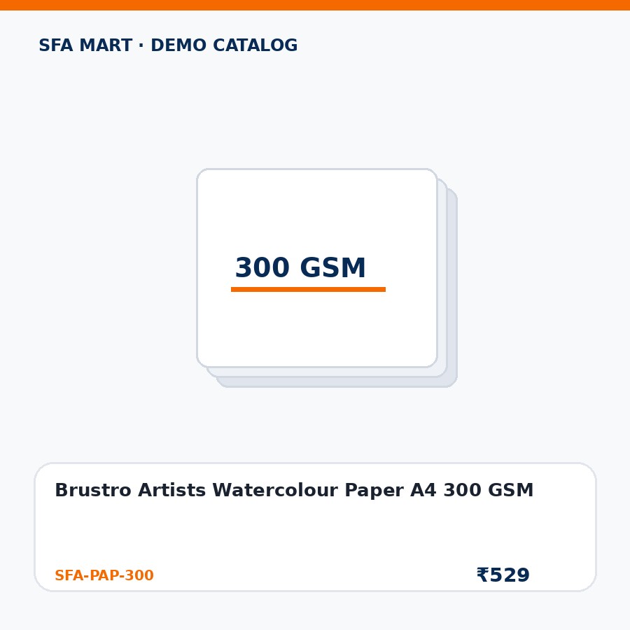 Brustro Artists Watercolour Paper A4 300 GSM