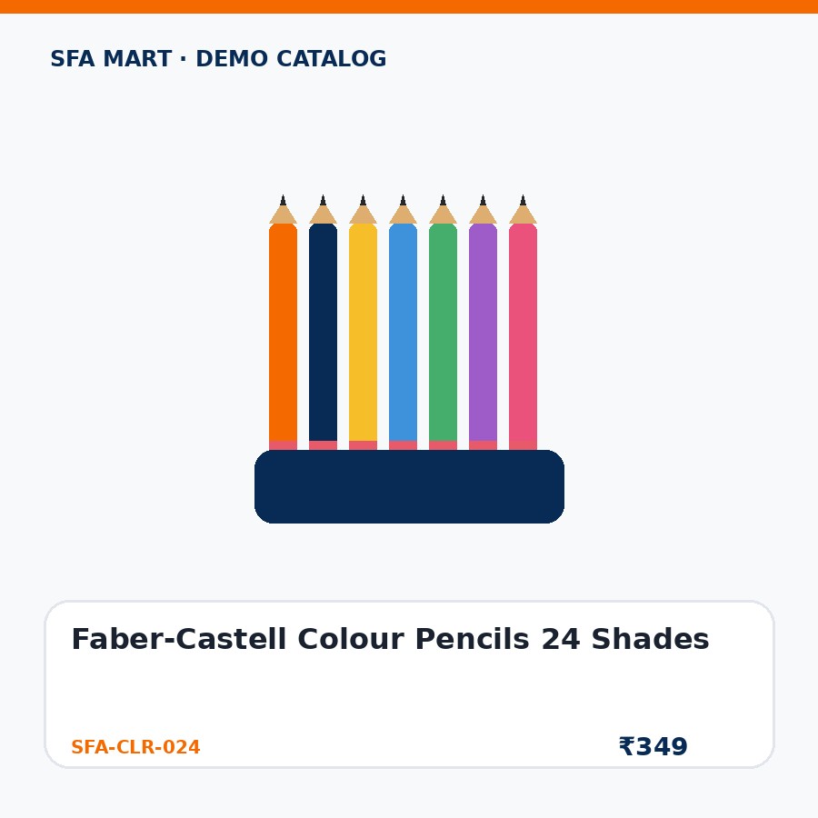 Faber-Castell Colour Pencils 24 Shades