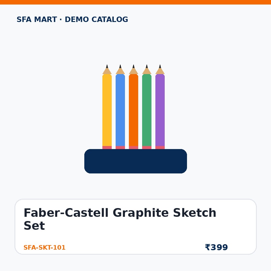 Faber-Castell Graphite Sketch Set