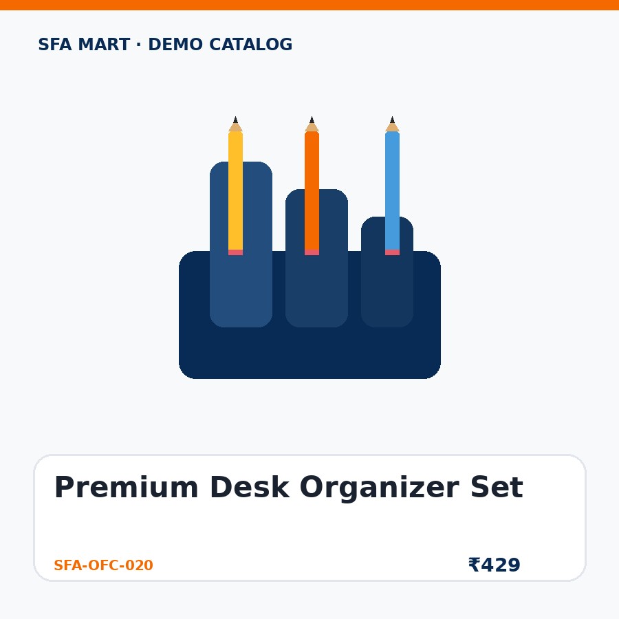 Premium Desk Organizer Set